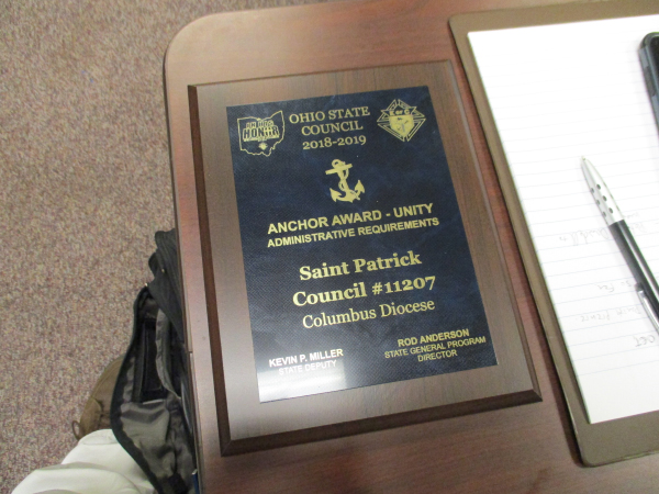 The Award Plaque